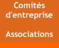 Associations Comités d'entreprise